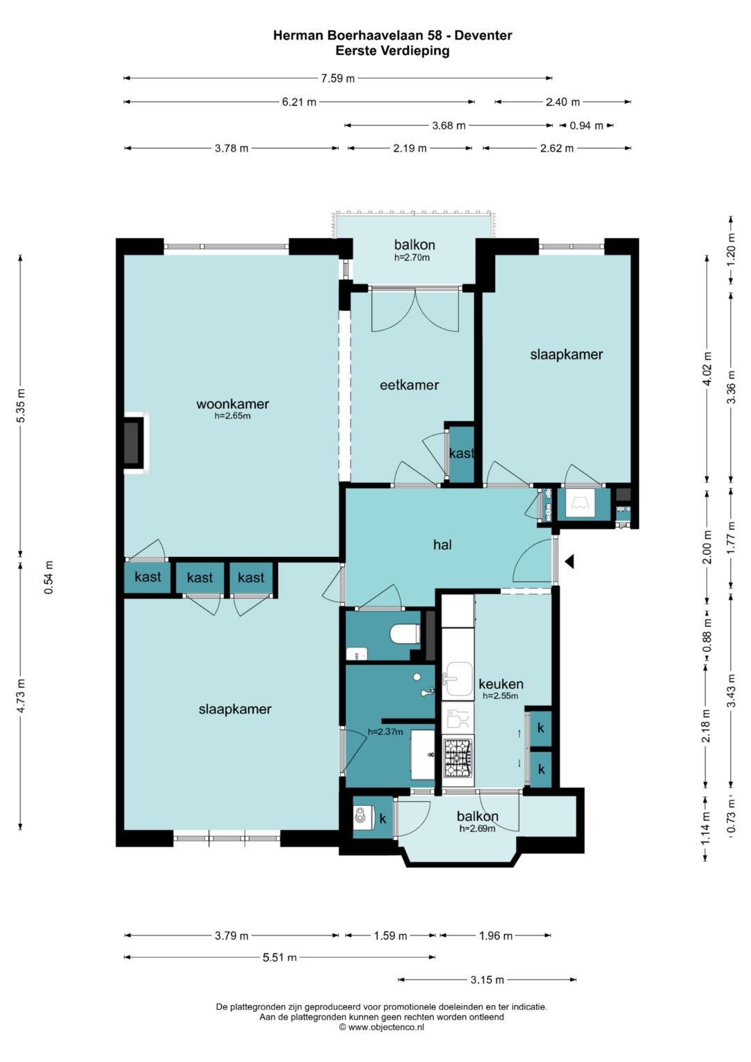 Foto 10 van Herman Boerhaavelaan 58