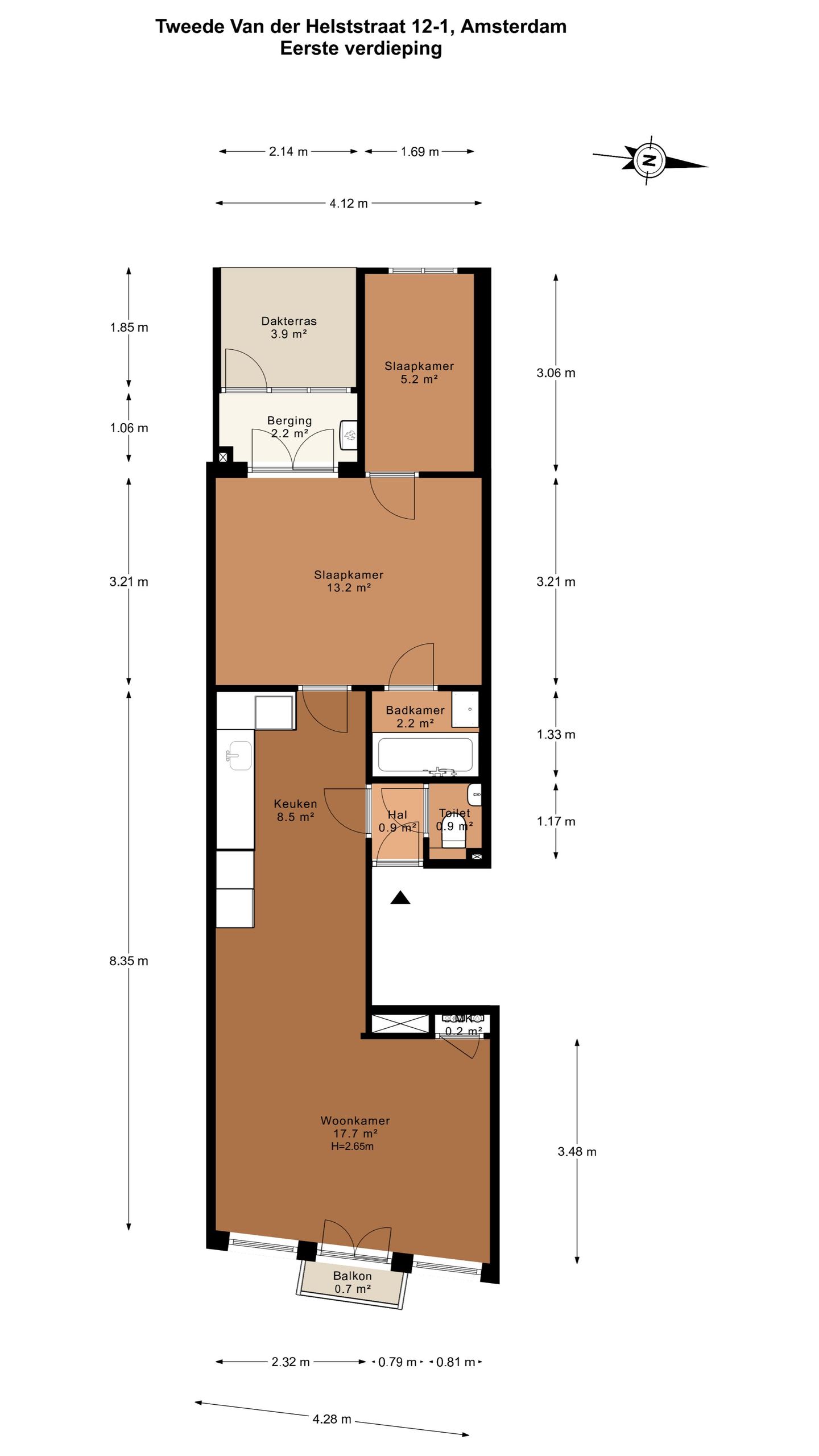 Foto 25 van Tweede Van der Helststraat 12-1