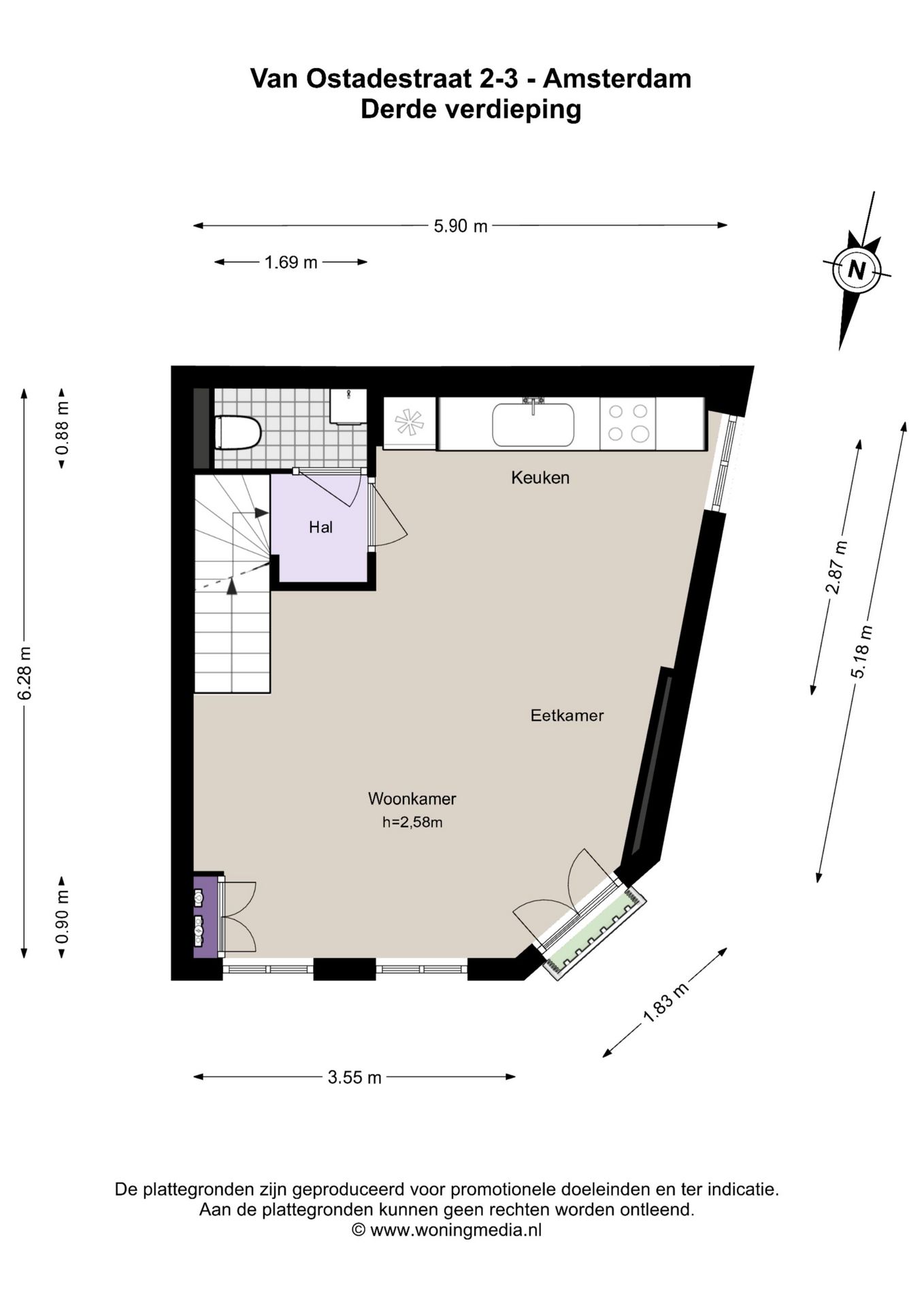 Photo 29 of Van Ostadestraat 2-3