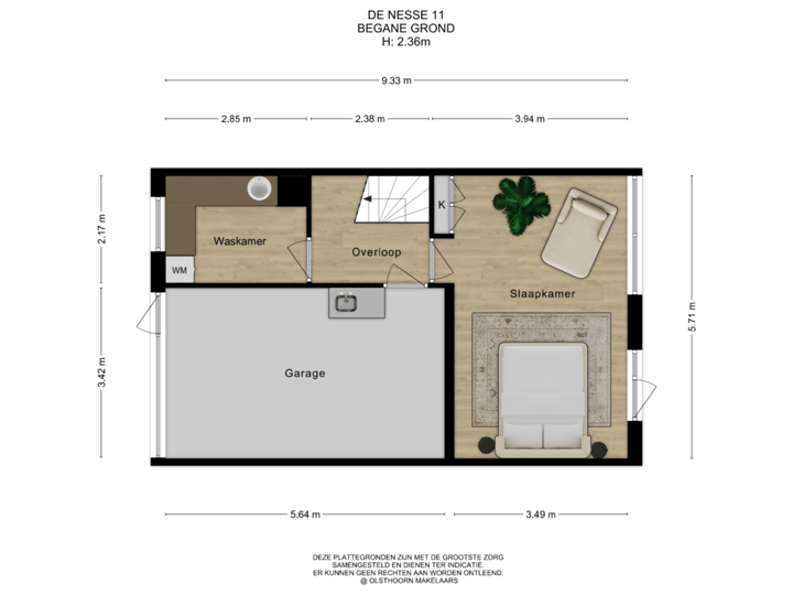 begane grond/Souterrain