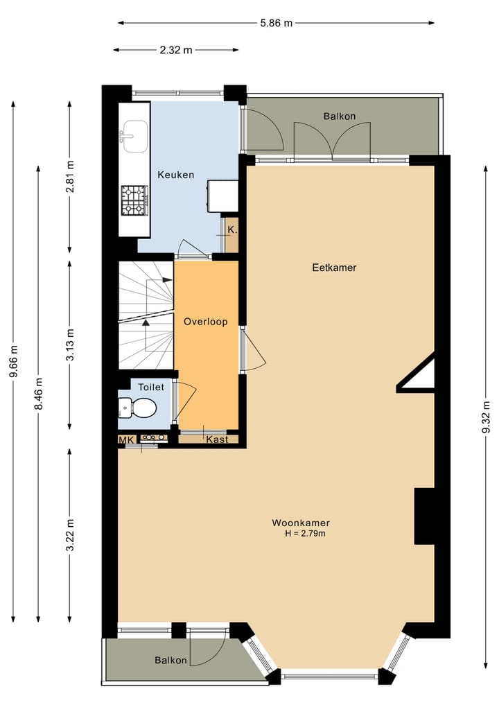 Foto 36 van Van Starkenborghstraat 17