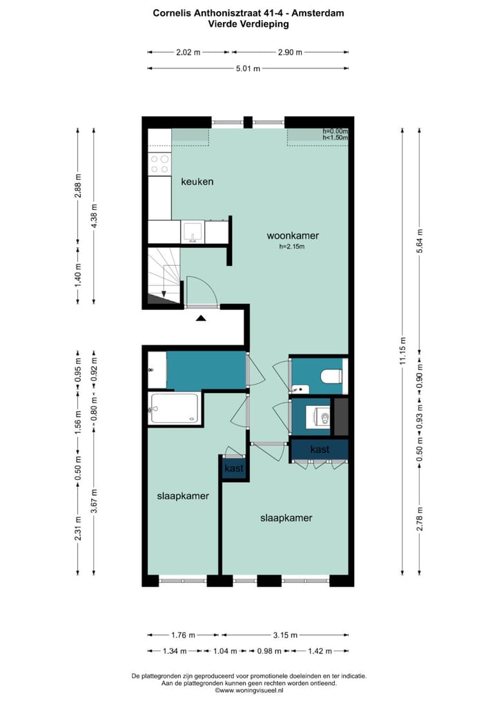 Photo 24 of Cornelis Anthoniszstraat 41-4