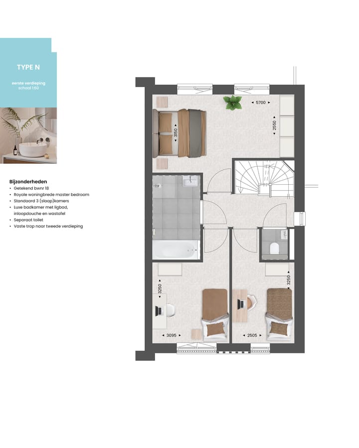 Foto 3 van Tweekapper | type N (Bouwnr. 18)