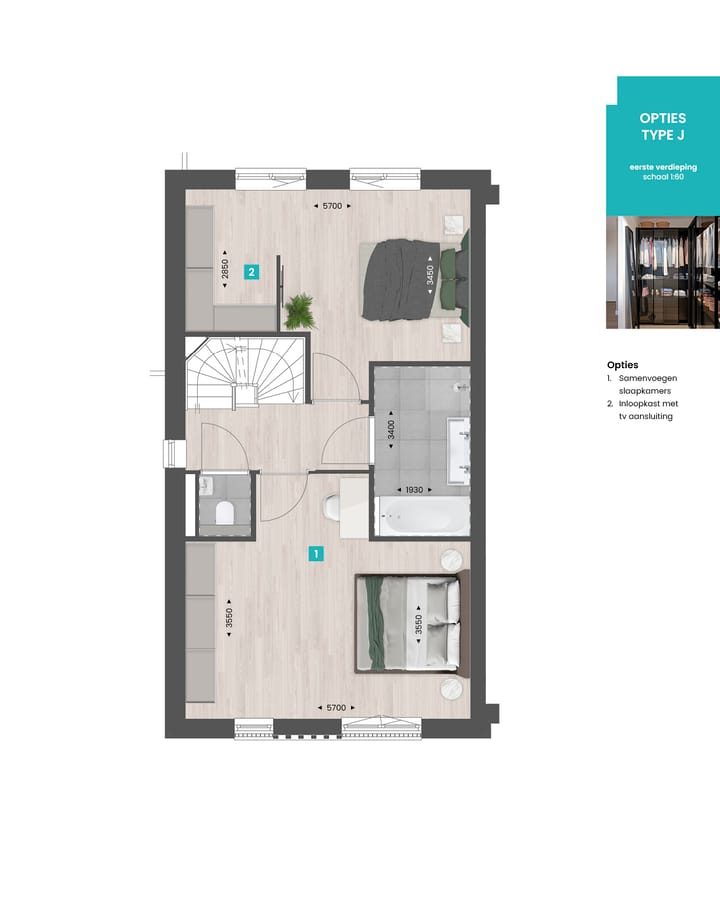 Foto 6 van Tweekapper | type J (Bouwnr. 17)