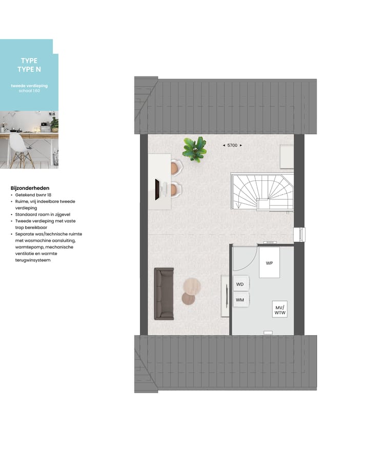 Foto 4 van Tweekapper | type N (Bouwnr. 18)