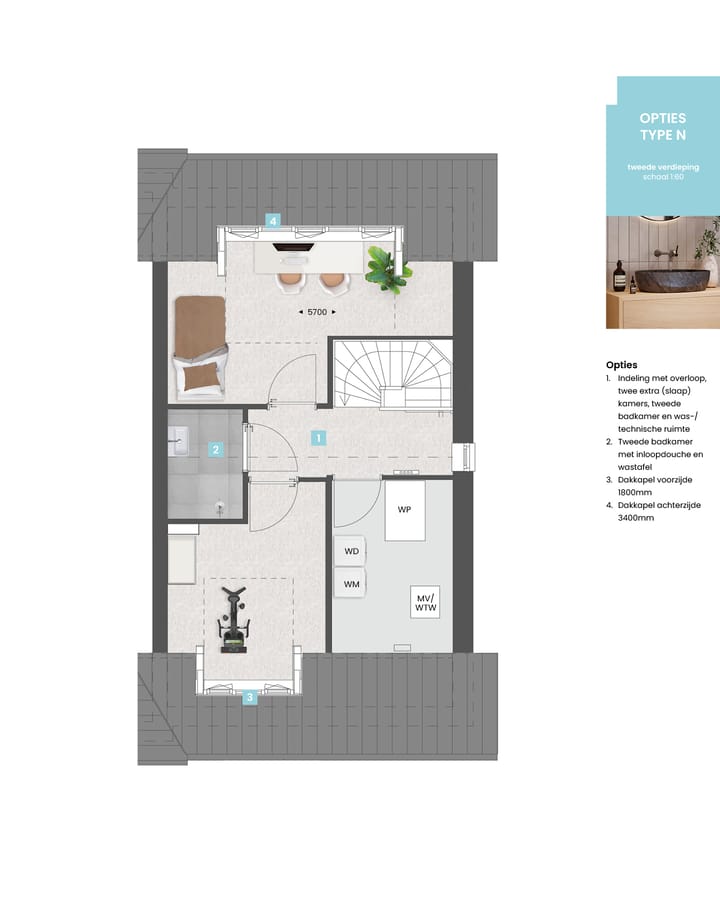 Foto 7 van Tweekapper | type N (Bouwnr. 18)