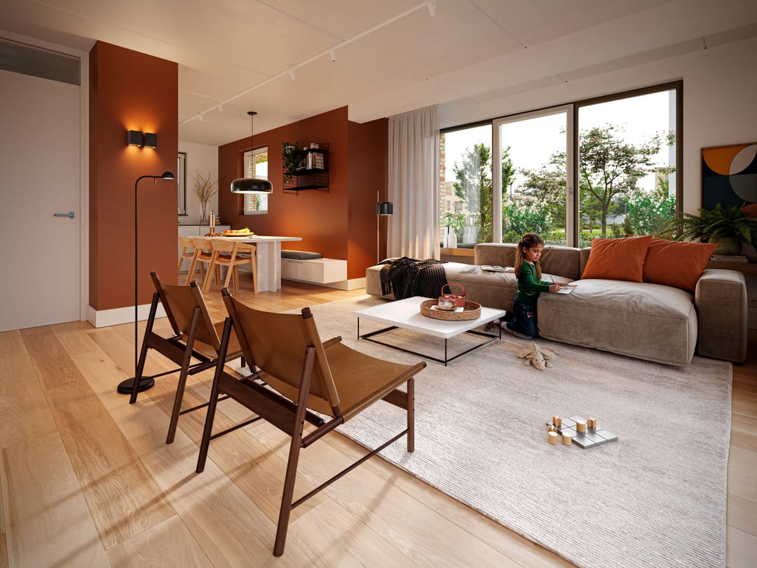 Foto 8 van 3-Laagse hoekwoning (Bouwnr. 30)