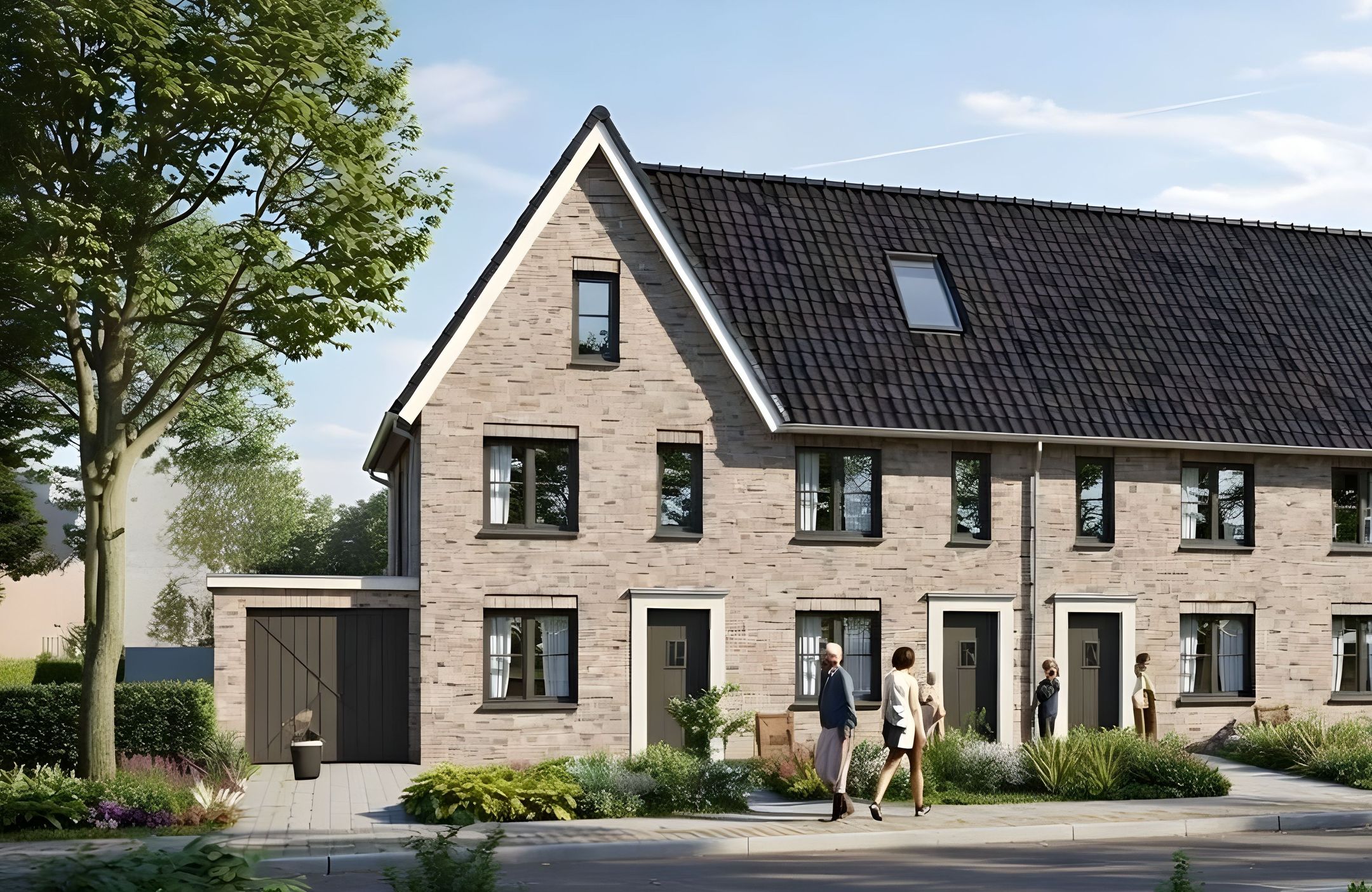 Foto 3 van Hoekwoning met dwarskap en garage (Bouwnr. 4)