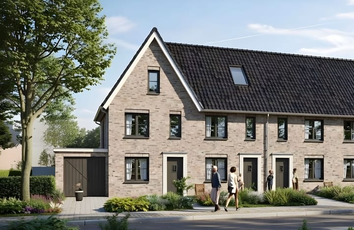 Foto 3 van Hoekwoning met dwarskap en garage (Bouwnr. 4)