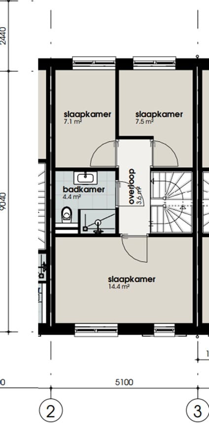 Foto 13 van Tussenwoningen met berging (Bouwnr. 6)