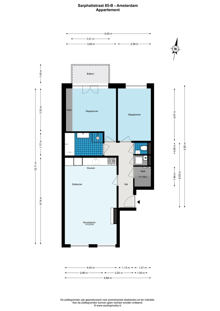 Foto 30 van Sarphatistraat 85-B