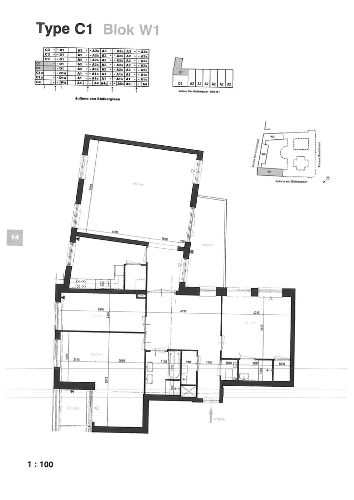 Foto van CentreCourt - Type C1 Portiekwoning