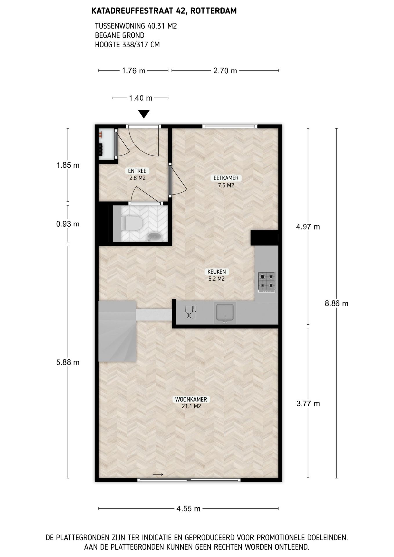 Foto 33 van Katadreuffestraat 42