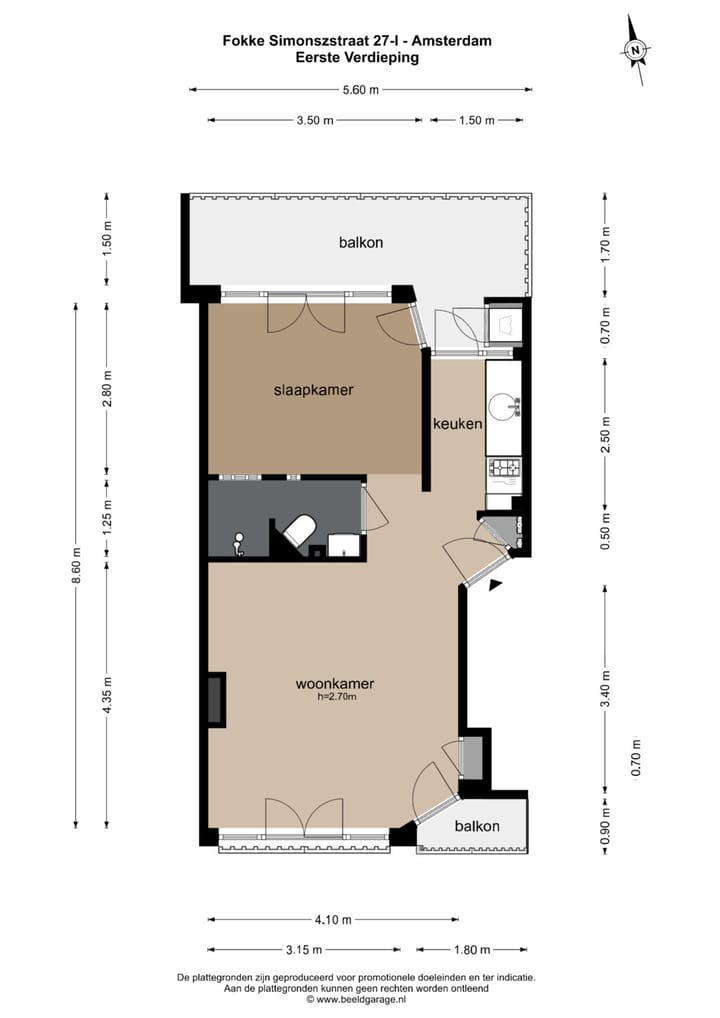 Foto 24 van Fokke Simonszstraat 27-1