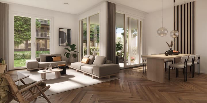 Foto 2 van 3-kamer appartement (Bouwnr. A07compact)