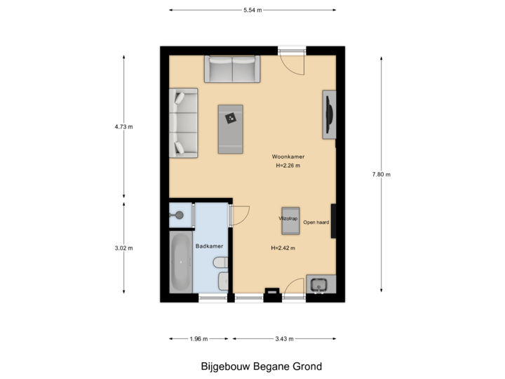 Bijgebouw Begane Grond