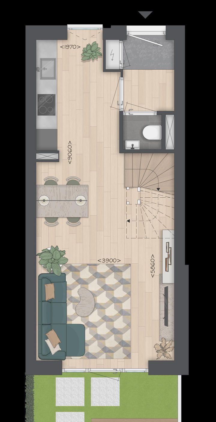 Photo 4 of Type F Tussenwoning (Bouwnr. 602)