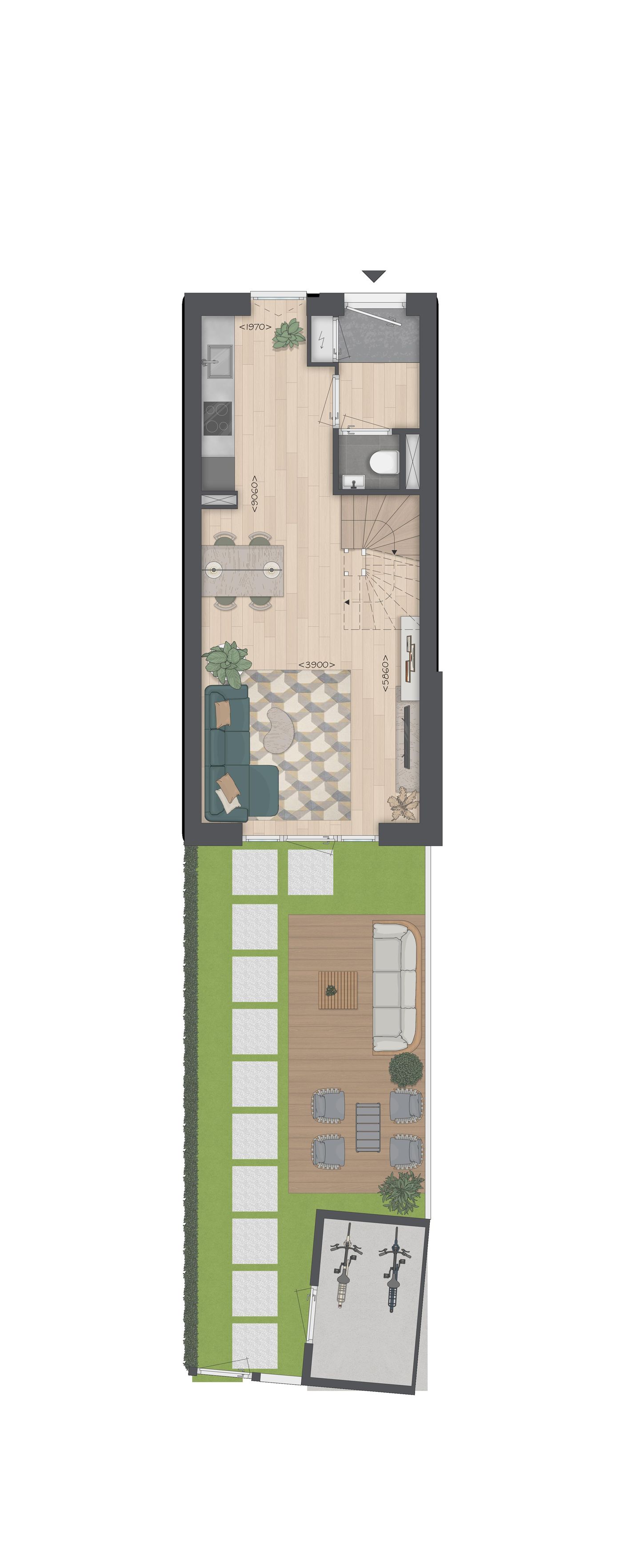 Foto 5 van Type F Tussenwoning (Bouwnr. 602)