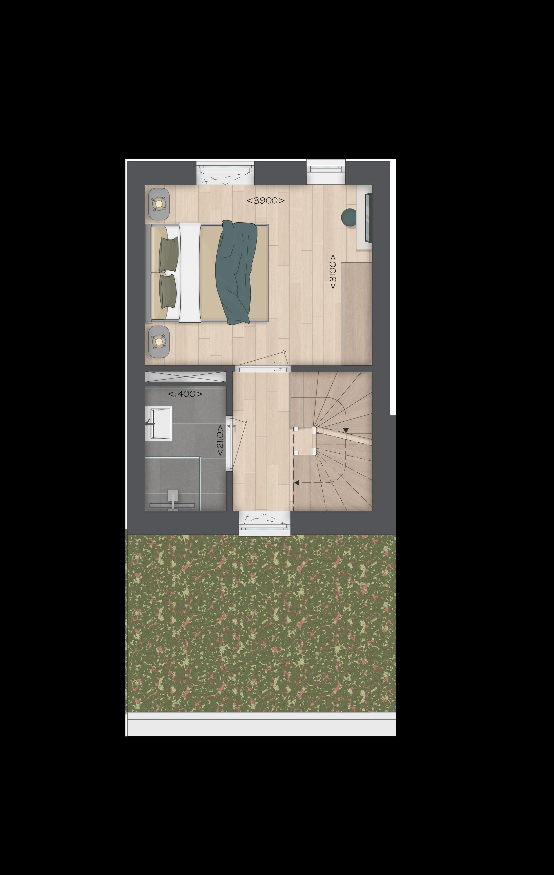 Foto 6 van Type F Tussenwoning (Bouwnr. 602)