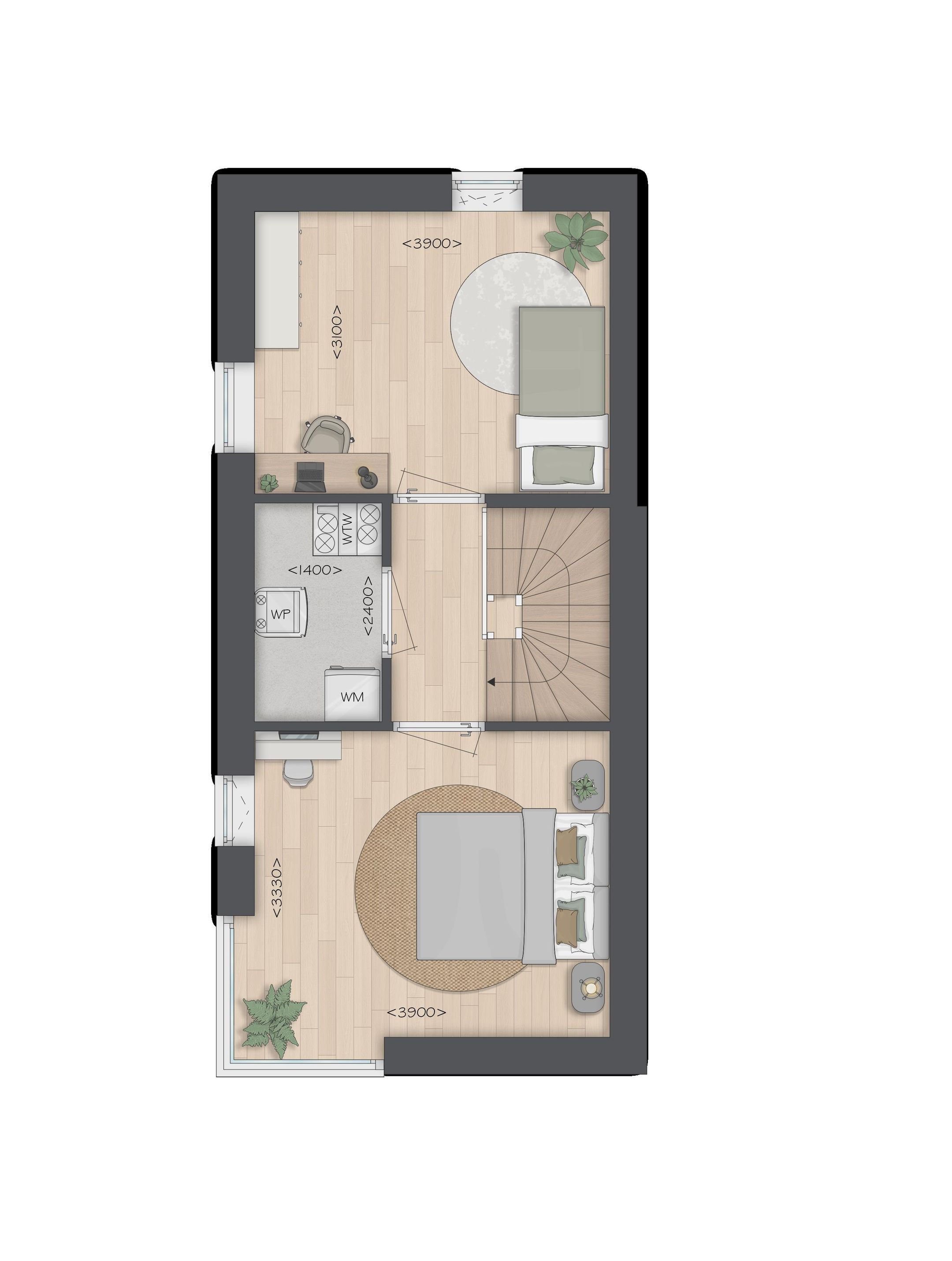 Foto 6 van Type  G Hoekwoning (Bouwnr. 606)