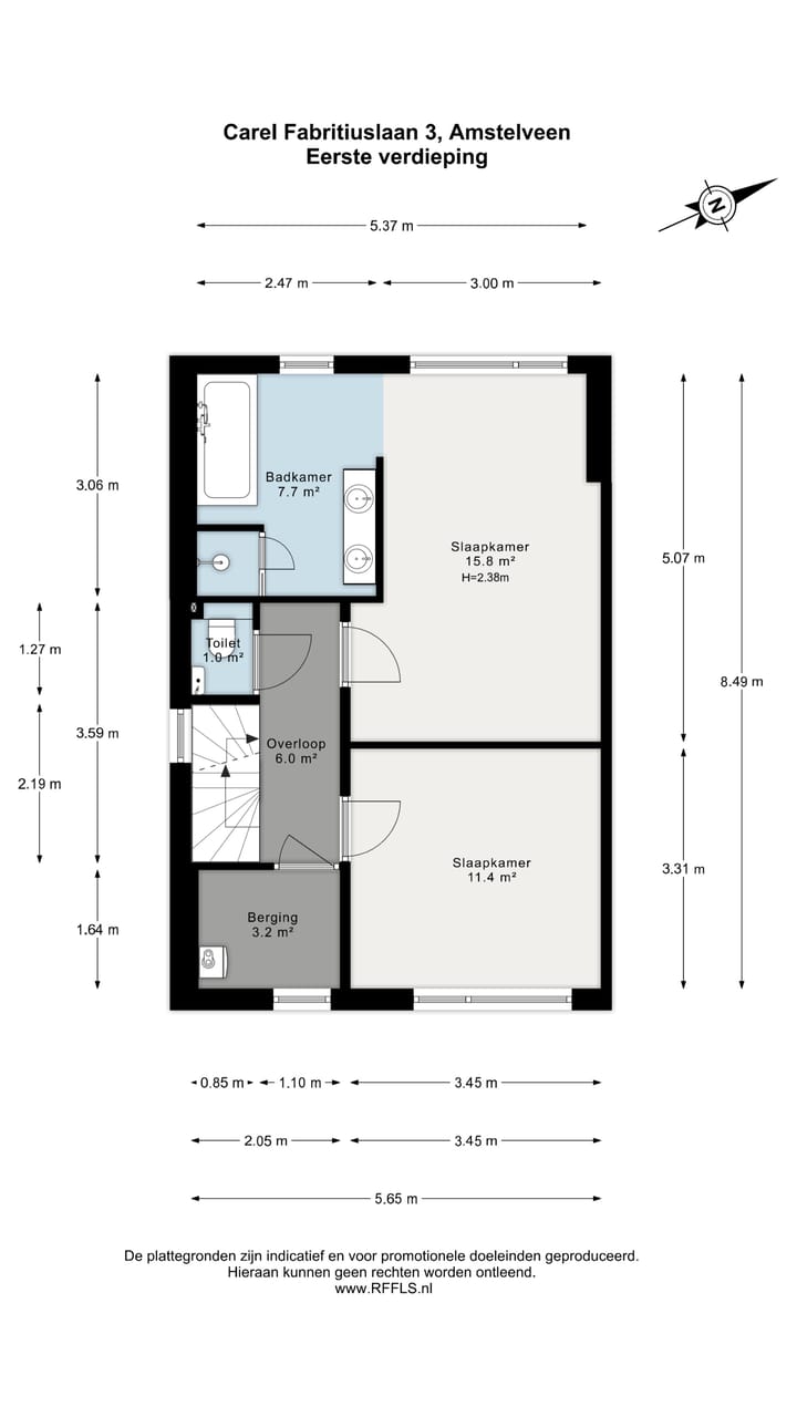 Foto 34 van Carel Fabritiuslaan 3