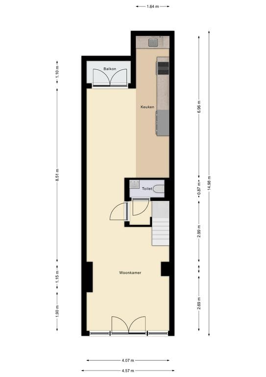 Foto 19 van Van Ostadestraat 52-3
