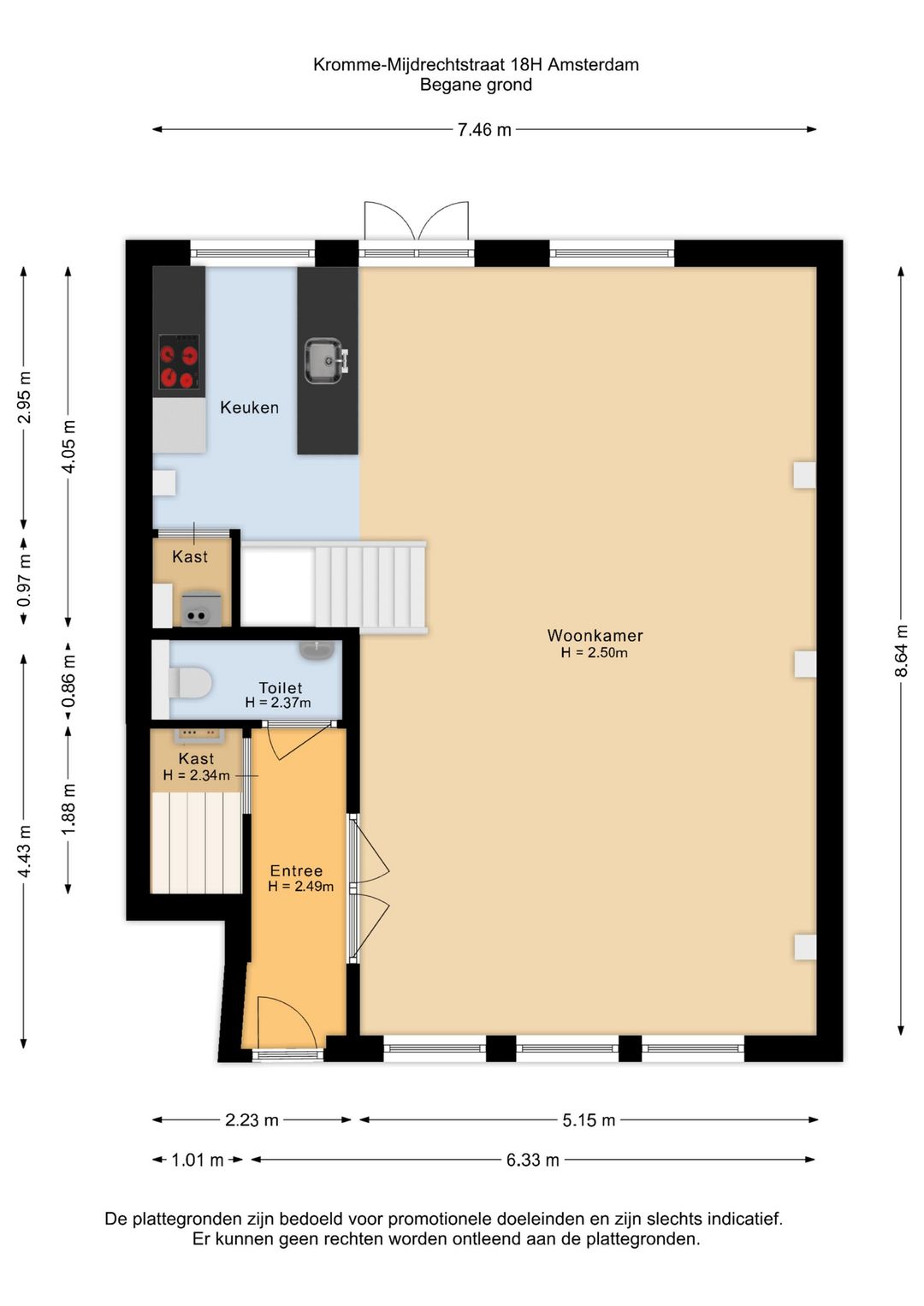 Foto 38 van Kromme-Mijdrechtstraat 18-H