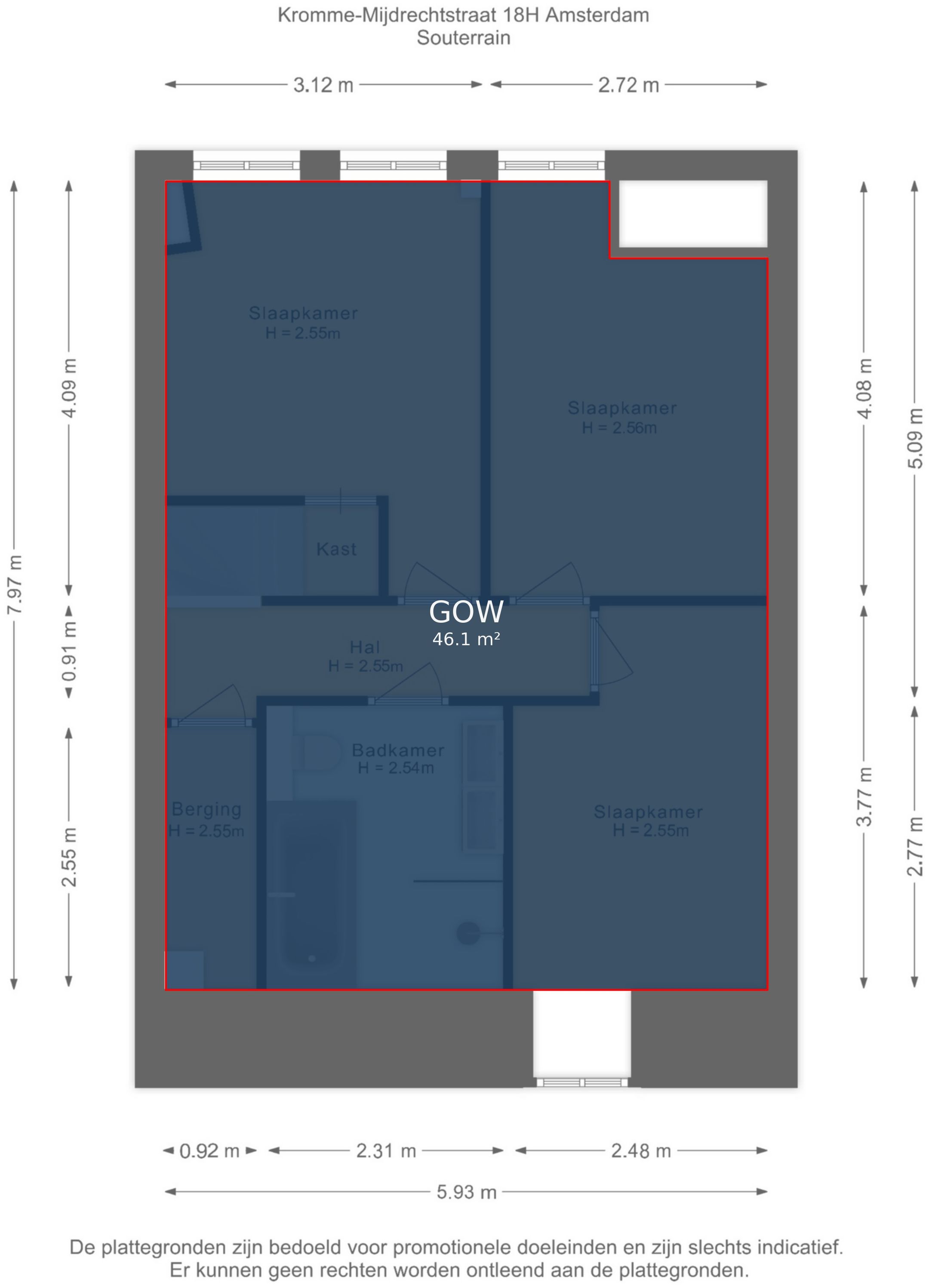 Foto 42 van Kromme-Mijdrechtstraat 18-H