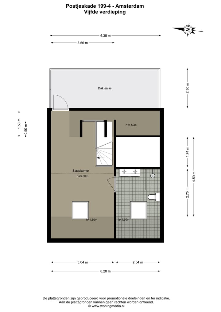 Foto 33 van Postjeskade 199-4