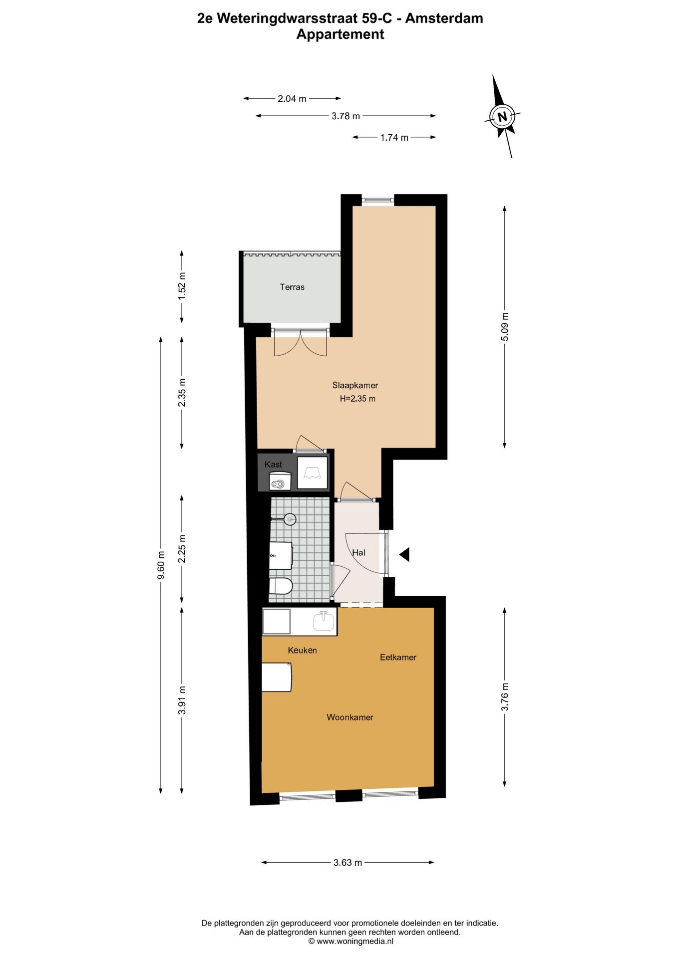 Foto 27 van Tweede Weteringdwarsstraat 59-C