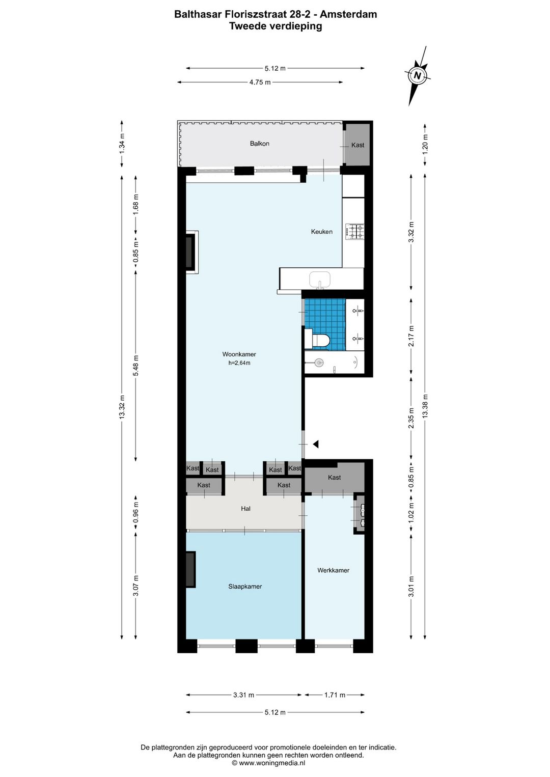 Foto 26 van Balthasar Floriszstraat 28-2