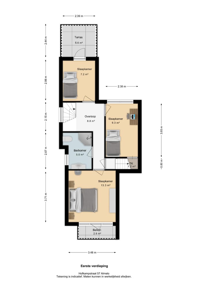 Foto 44 van Hofkampstraat 57