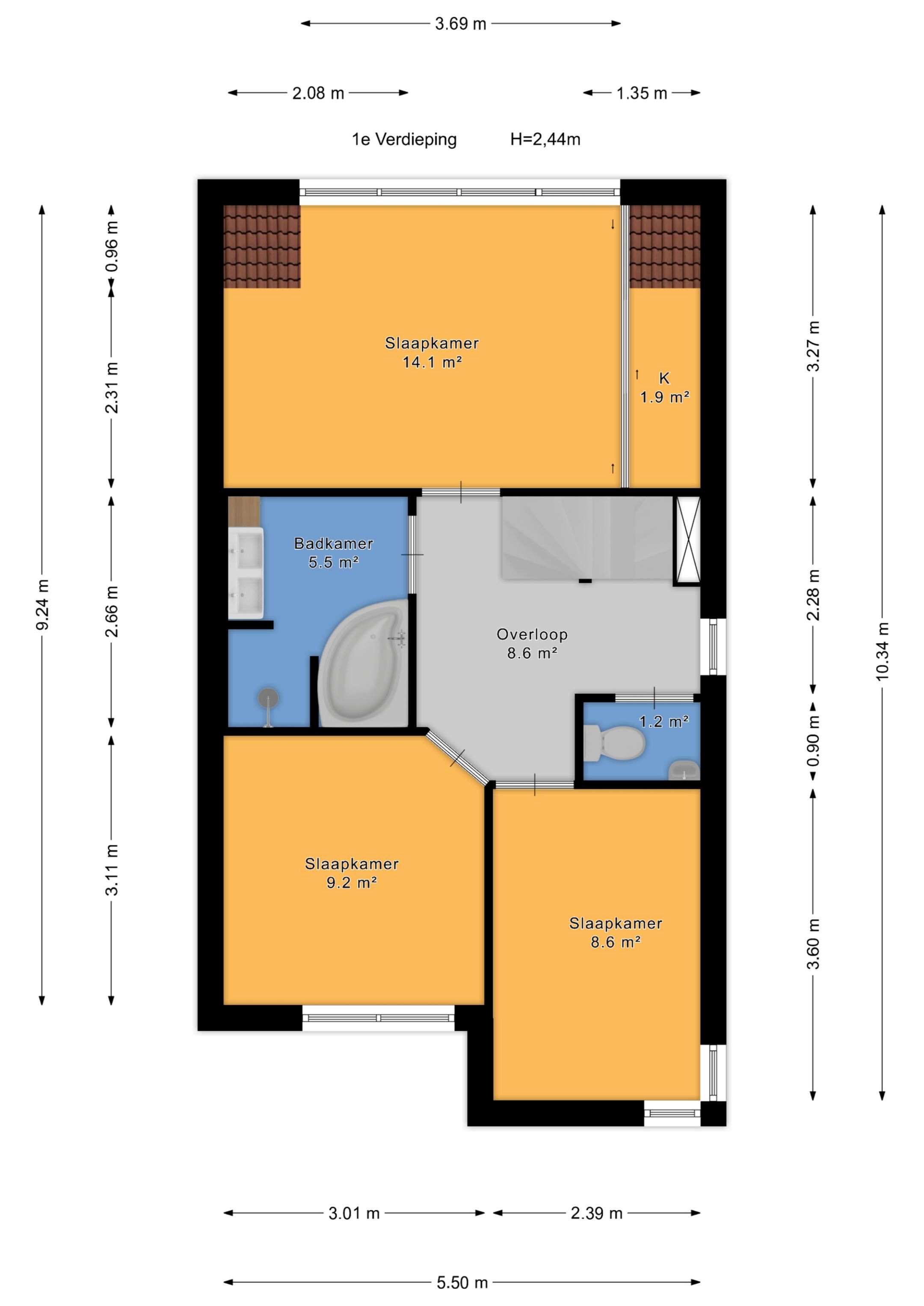 Foto 39 van Van der Does de Willeboisstraat 9