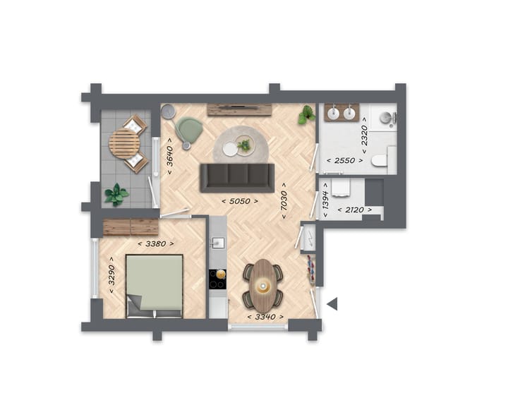 Photo 7 of 2-kamerappartement (Bouwnr. 54)