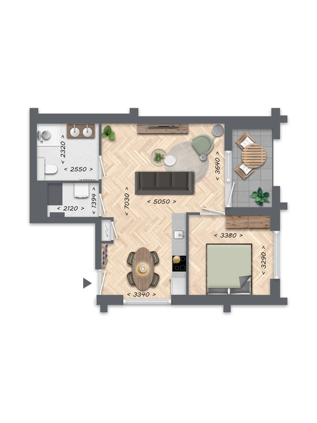 Photo 8 of 2-kamerappartement (Bouwnr. 68)