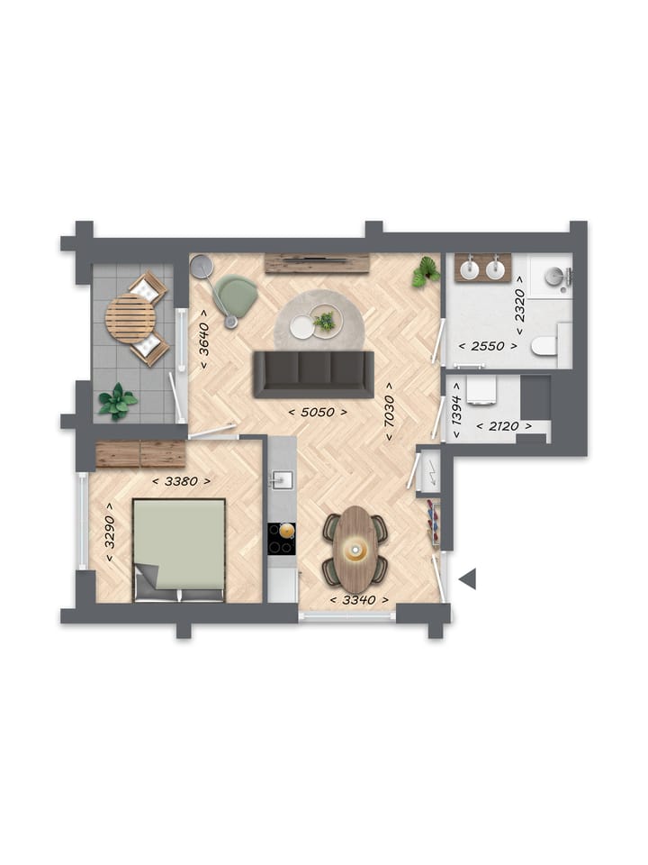 Photo 8 of 2-kamerappartement (Bouwnr. 76)