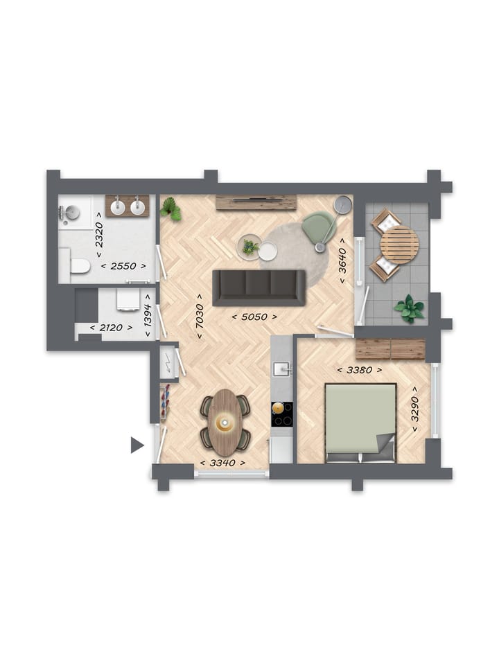 Photo 7 of 2-kamerappartement (Bouwnr. 85)