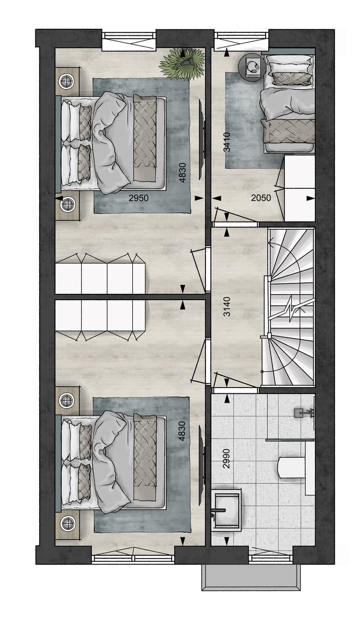 Foto 5 van Hoekwoning (Bouwnr. 107a)
