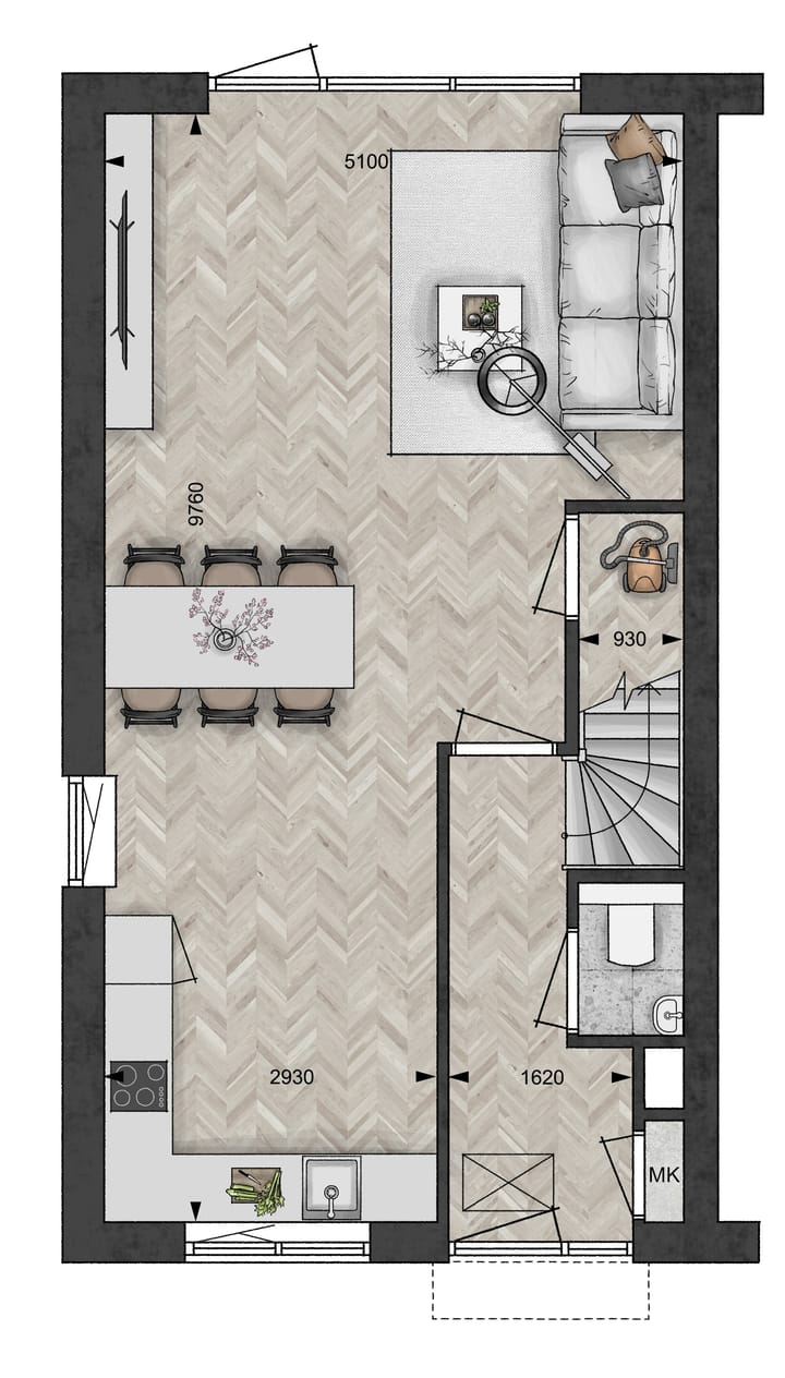 Foto 4 van Hoekwoning (Bouwnr. 107g)