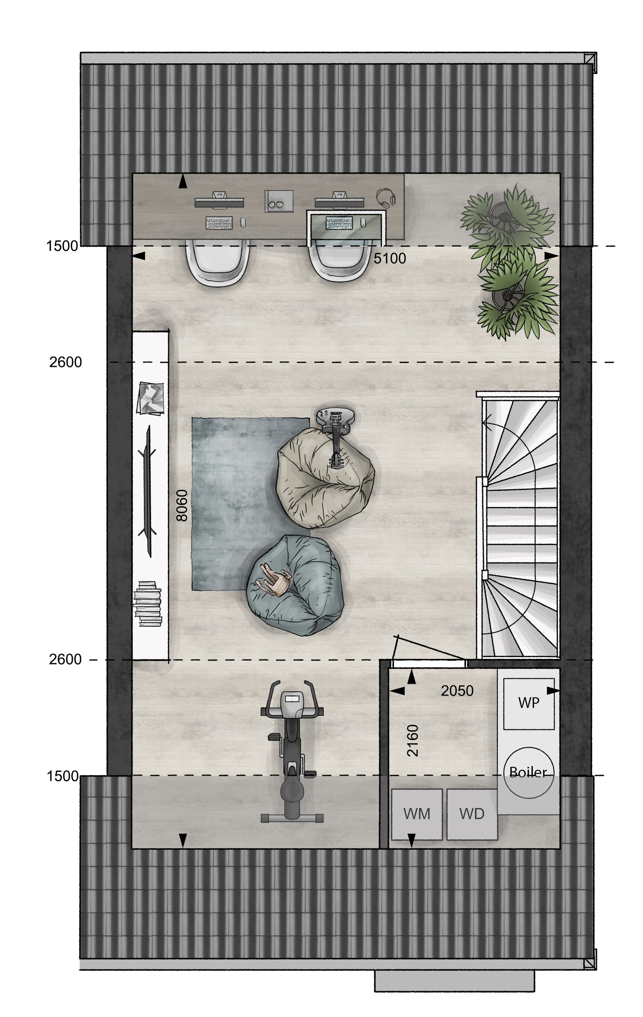 Foto 6 van Hoekwoning (Bouwnr. 107a)