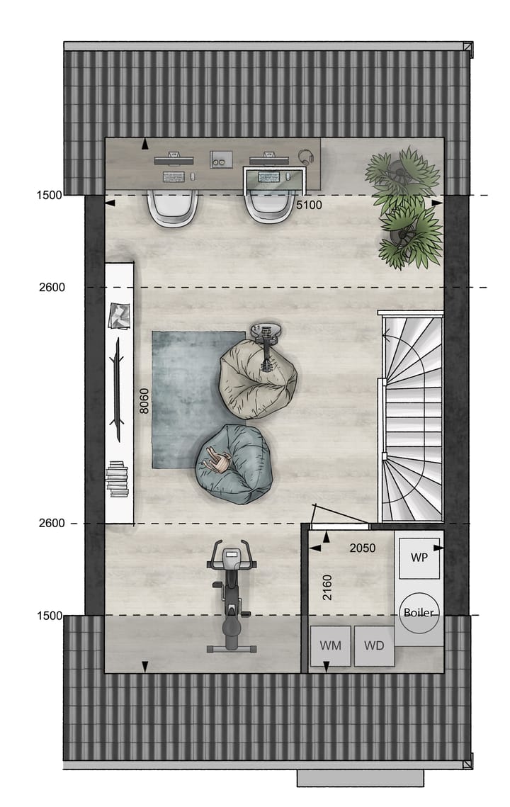 Foto 6 van Hoekwoning (Bouwnr. 107a)
