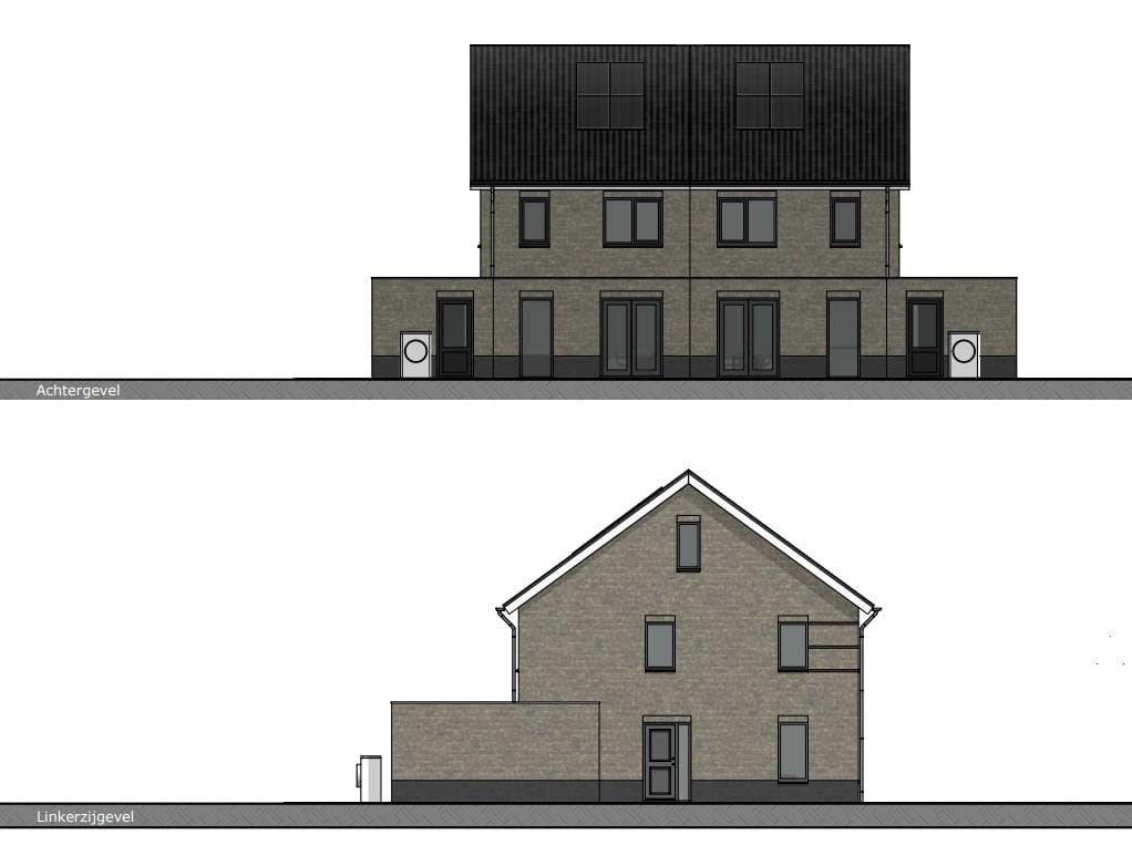Foto 4 van Twee-onder-een-kap woning (Bouwnr. 1)