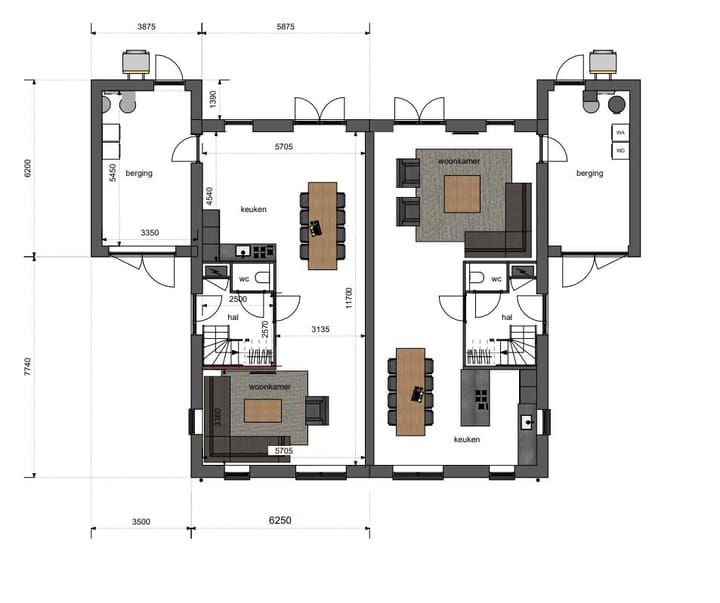 Foto 9 van Twee-onder-een-kap woning (Bouwnr. 3)