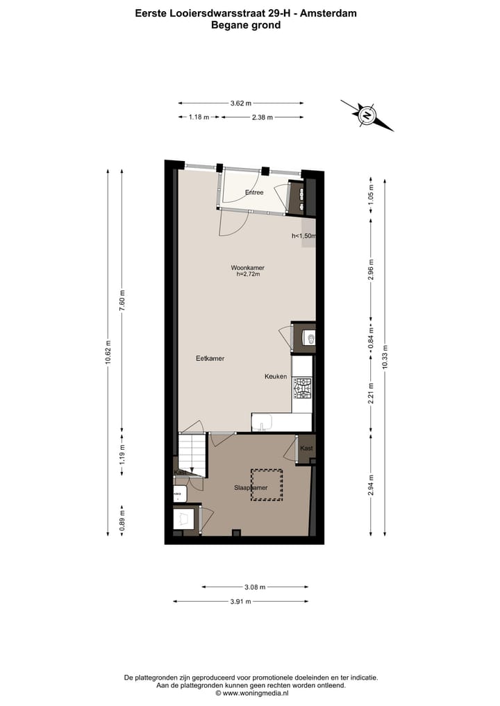 Photo 21 of Eerste Looiersdwarsstraat 29-H