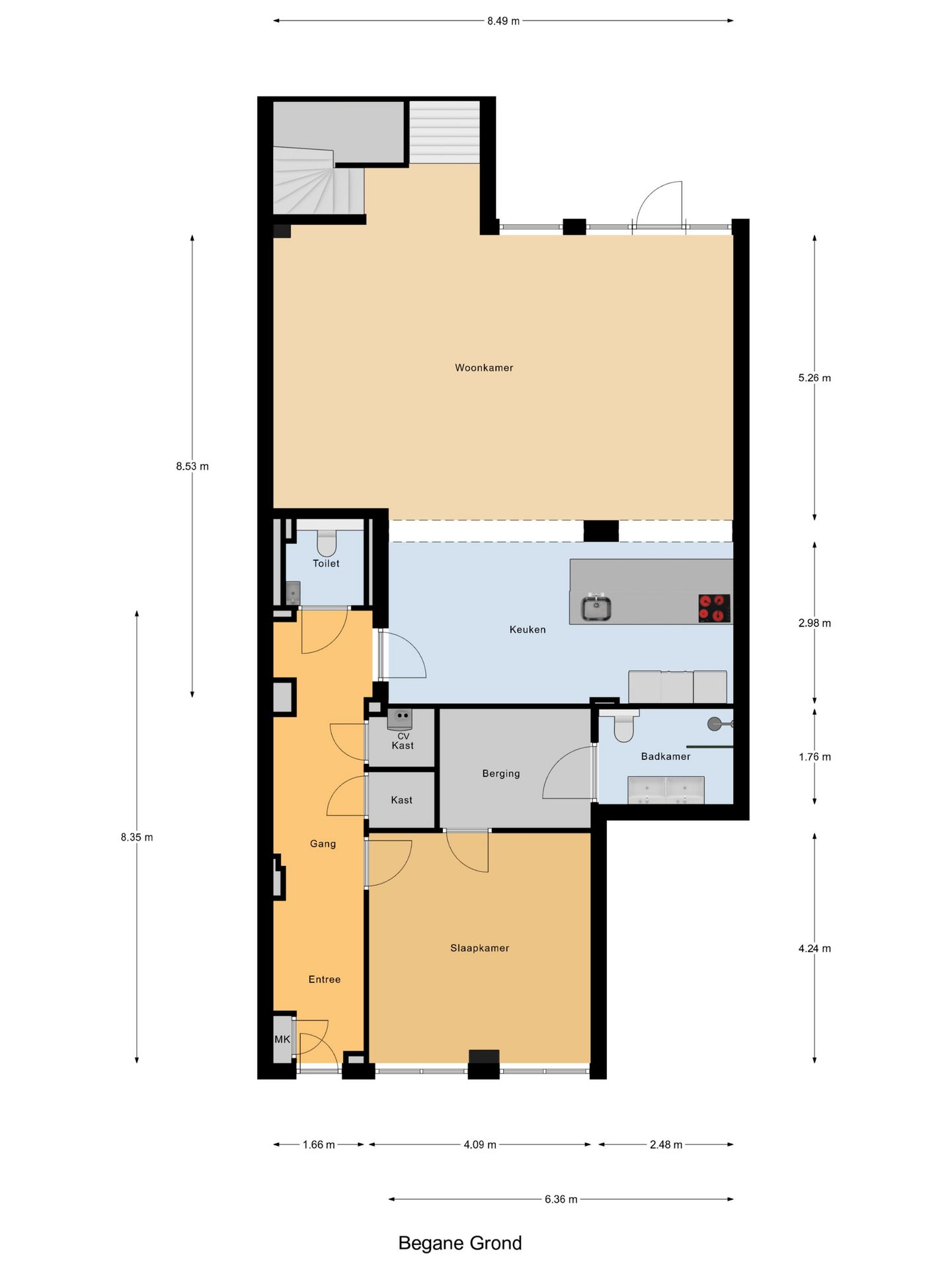 Foto 19 van Van Kinsbergenstraat 27-A