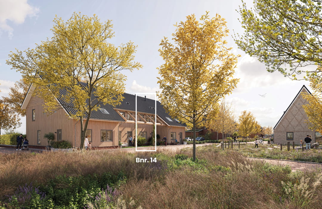 Foto 1 van Tussenwoningen type C60 (Bouwnr. 14)