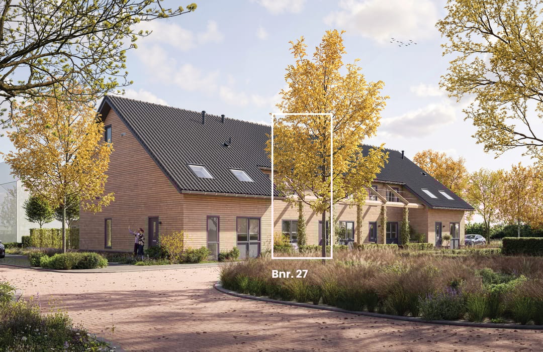Foto 1 van Tussenwoningen type C60 (Bouwnr. 27)