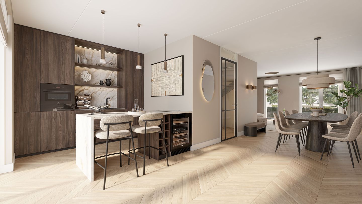 Foto 4 van 2 onder 1 kap woning type E 60 (Bouwnr. 34)