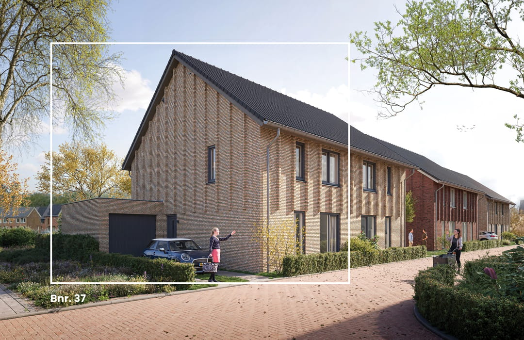 Photo 1 of 2 onder 1 kap woning type E 60 (Bouwnr. 37)