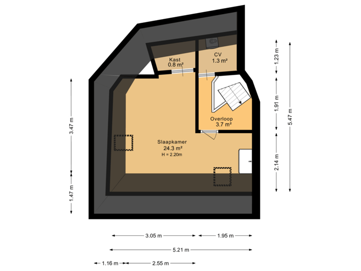 Tweede verdieping - B30